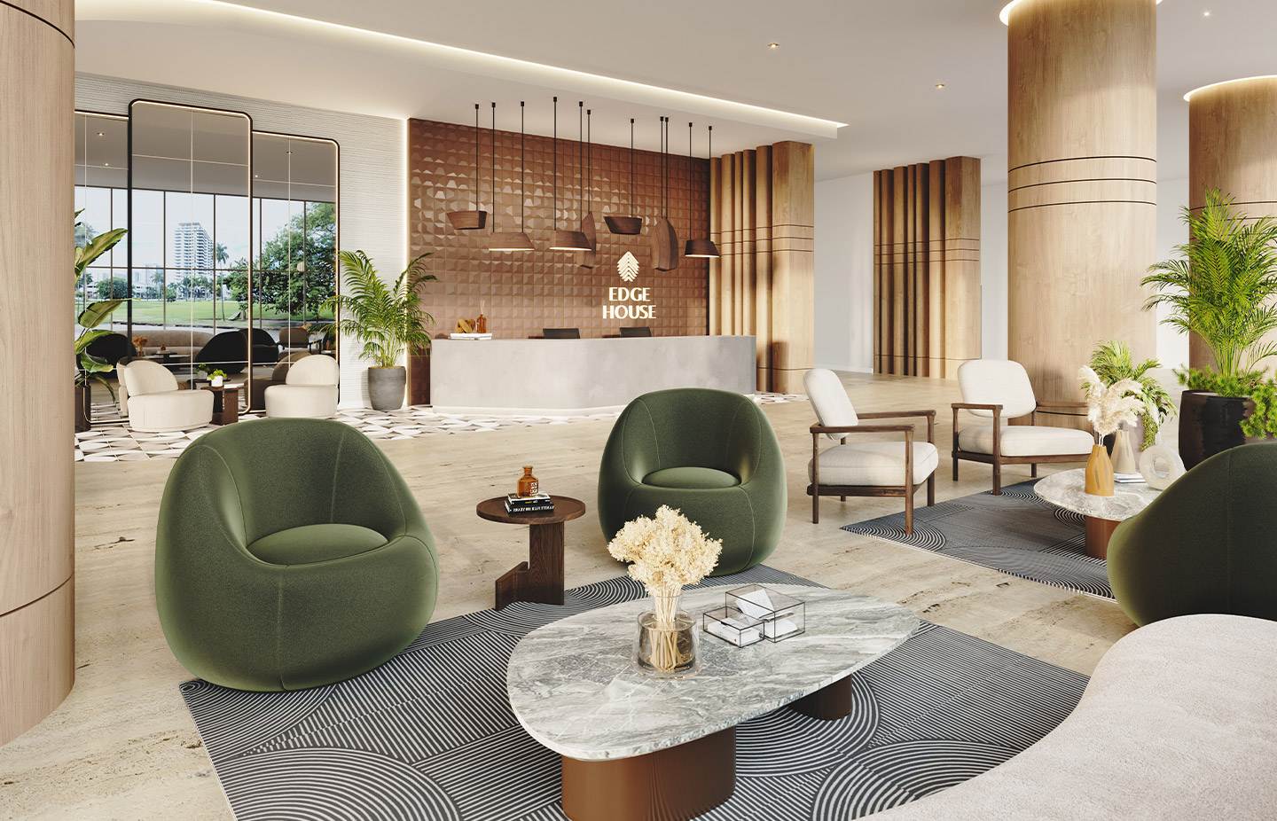 Edge House Miami Lobby